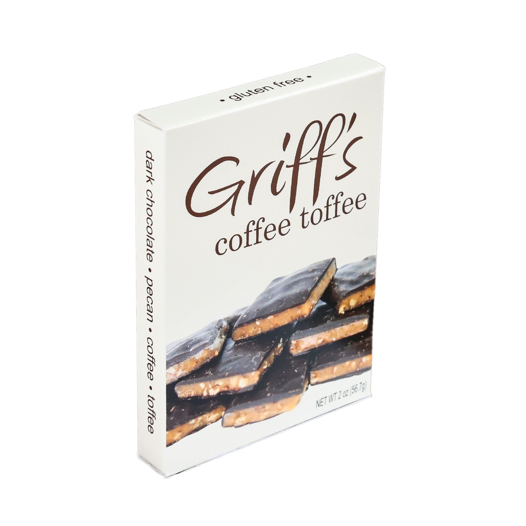 Griff's Coffee Toffee 2 oz (8 count) | Griffs Toffee