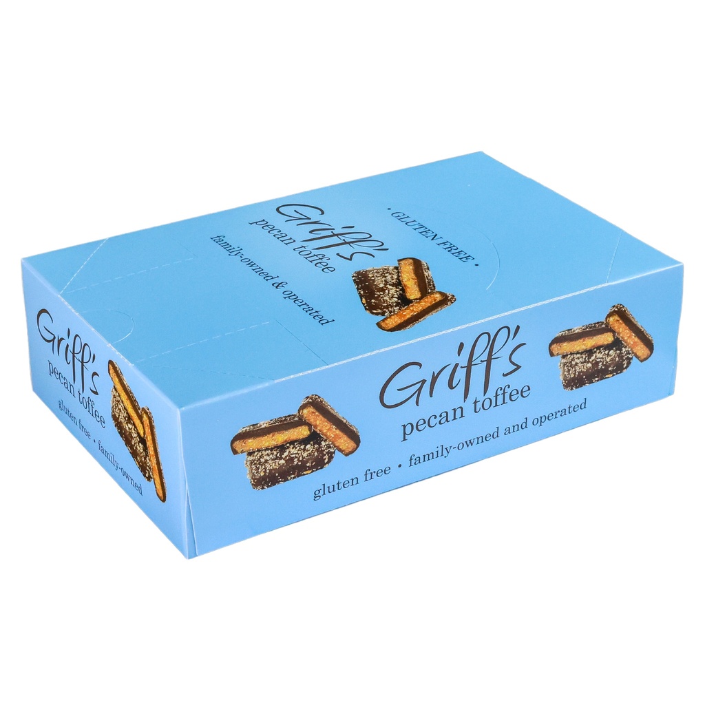 Griff's Pecan Toffee 1 oz (16 count) | Griffs Toffee