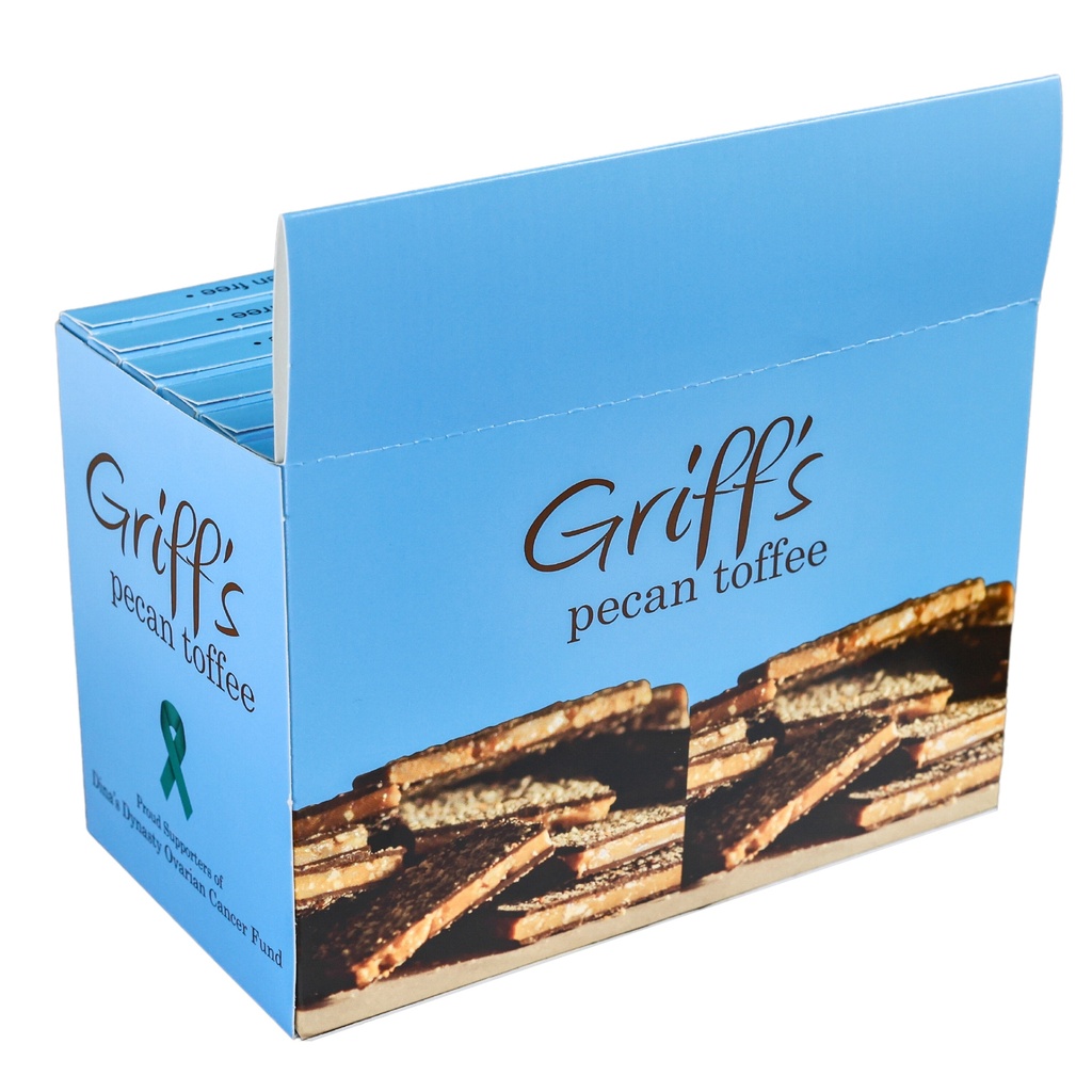 Griff's Pecan Toffee 2 oz (12 count) | Griffs Toffee