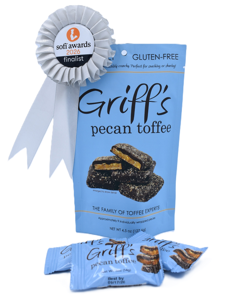Griff's Pecan Toffee - 4.5 oz pouch (single)
